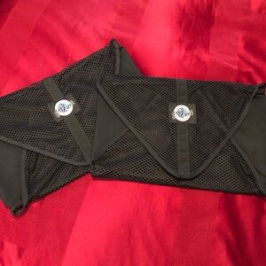 EcoCheek Black Mesh Garment Pouches - Set of 2
